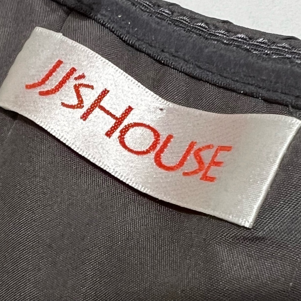 JJ’s House Formal Flowing Strapless Prom Gown Dark Gray, Size 5 - Picture 8 of 8